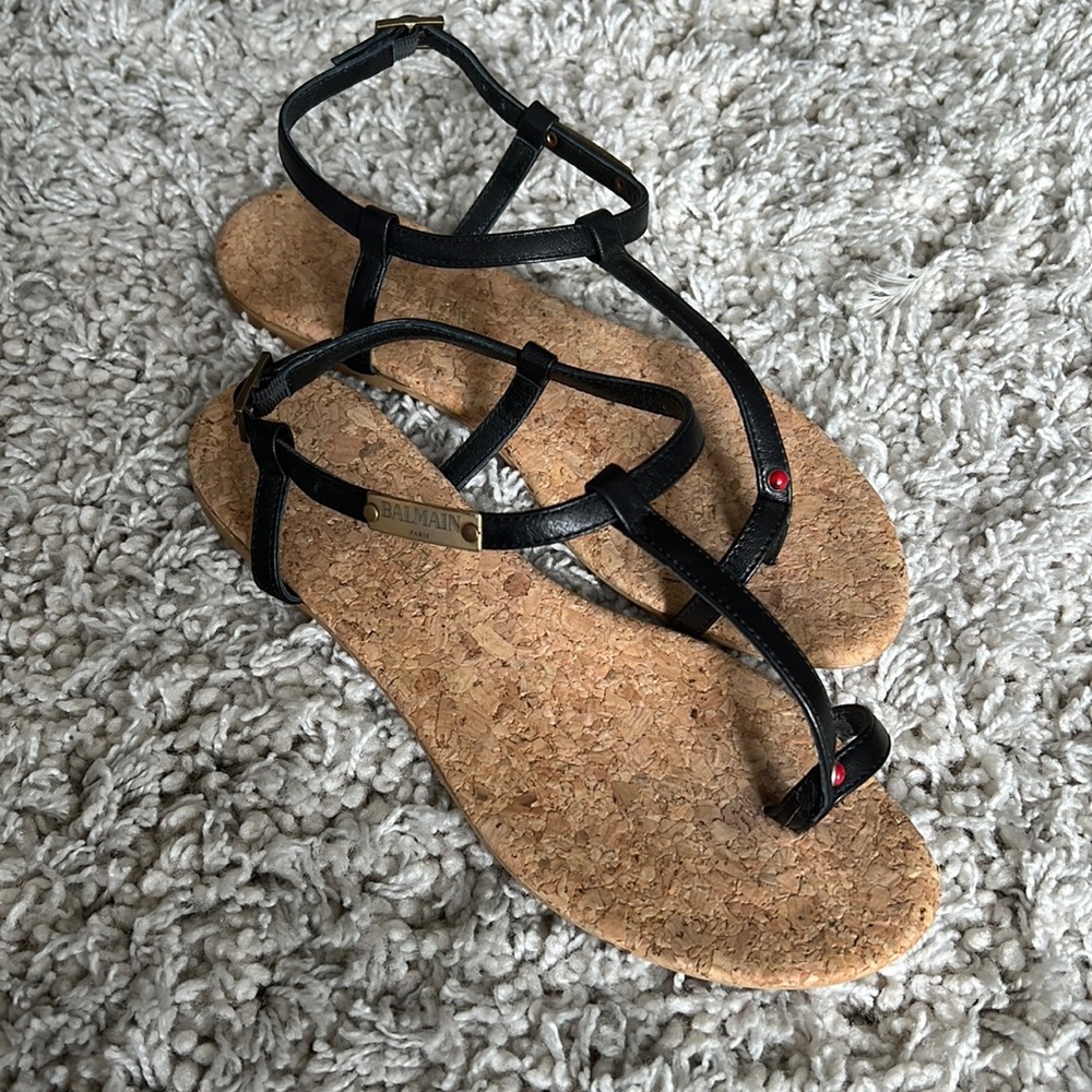 Balmain Thong Sandals